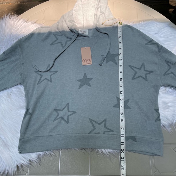 Cozie by Pink Rose Sage Stars Lounge Set Hoodie and Joggers Medium - Picture 12 of 16